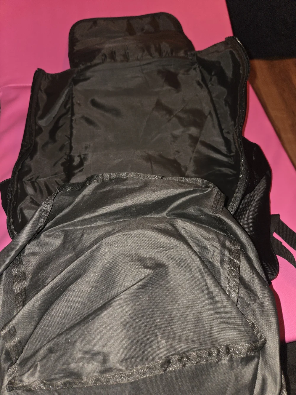 Marvel Black Backpack with Brown Accent and Deadpool Emblem NWOT